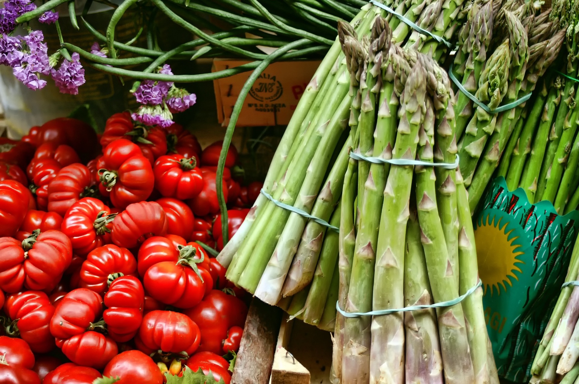 Obst und Gemüse aus Italien